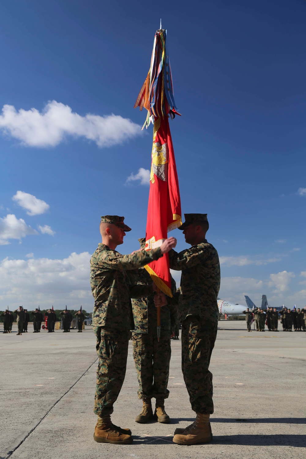 LtCol H. F. Thomas Change of Command