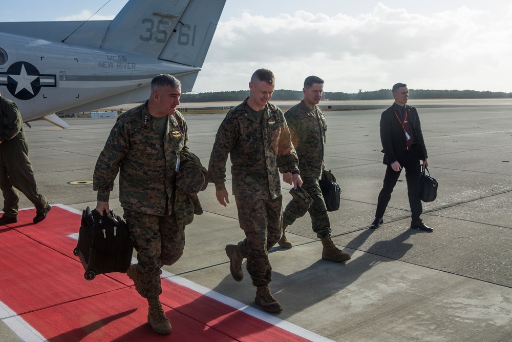Assistant Commandant of the Marine Corps visits MCAS Cherry Point