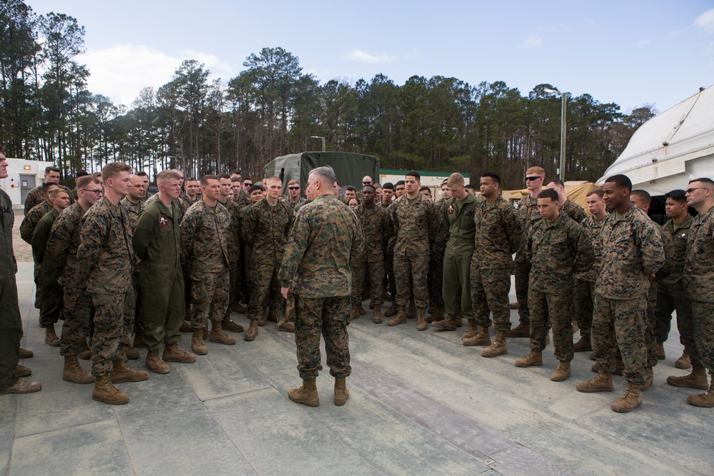 Assistant Commandant of the Marine Corps visits MCAS Cherry Point