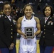 Marines Present Award to 2017 CIAA MVP