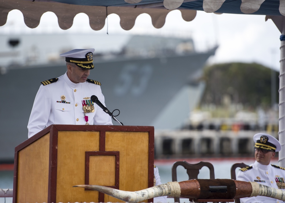 Pearl Harbor Hosts USS Texas Change of Command Ceremony