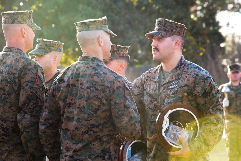 2d MARDIV Morning Colors and Awards Ceremony