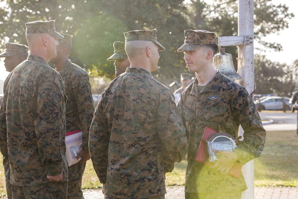 2d MARDIV Morning Colors and Awards Ceremony