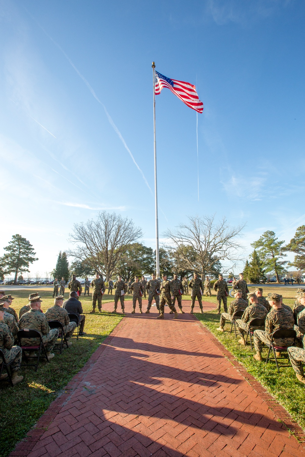 2d MARDIV Morning Colors and Awards Ceremony