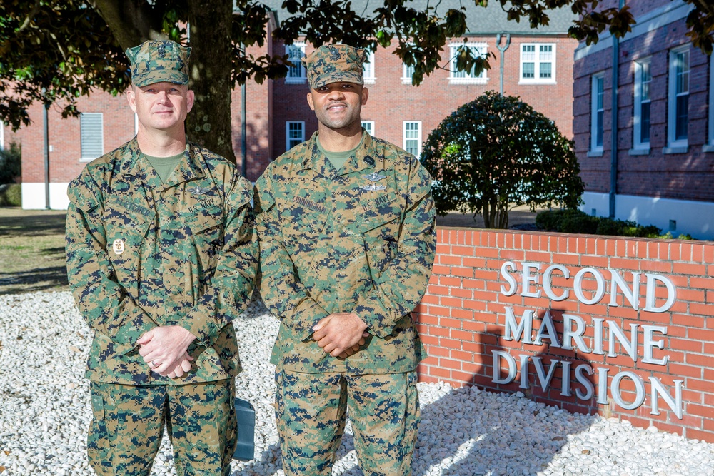 2d MARDIV Morning Colors and Awards Ceremony