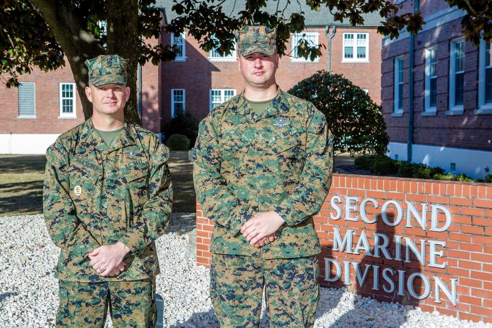 2d MARDIV Morning Colors and Awards Ceremony