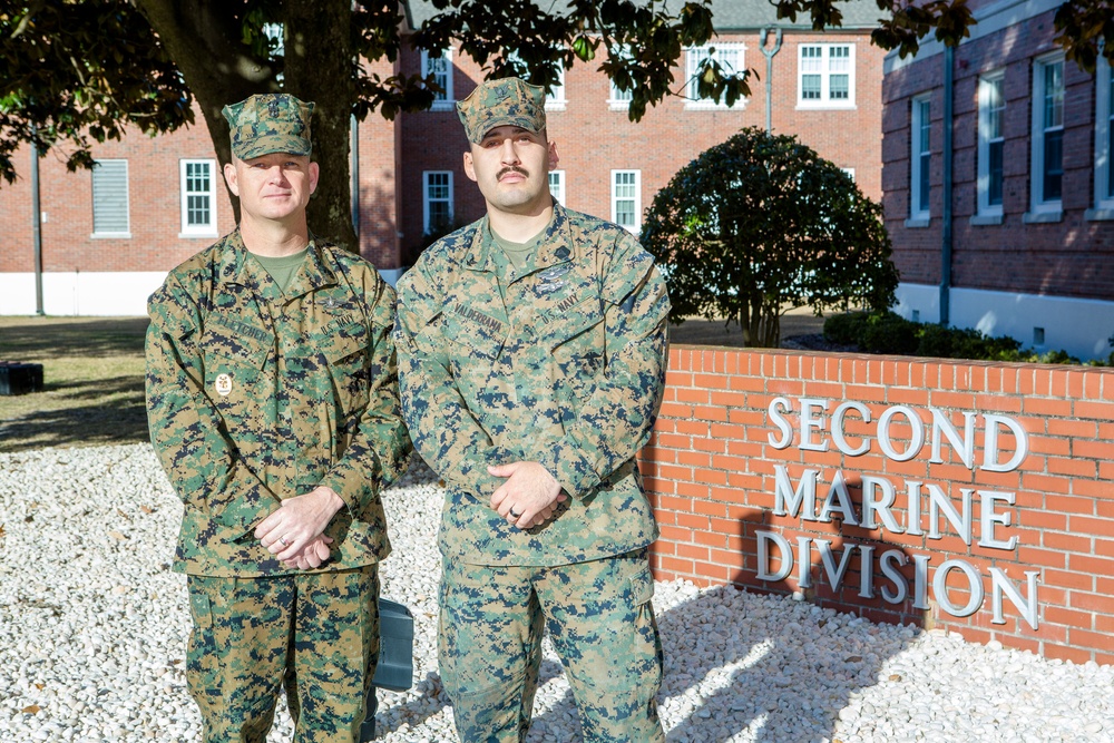 2d MARDIV Morning Colors and Awards Ceremony