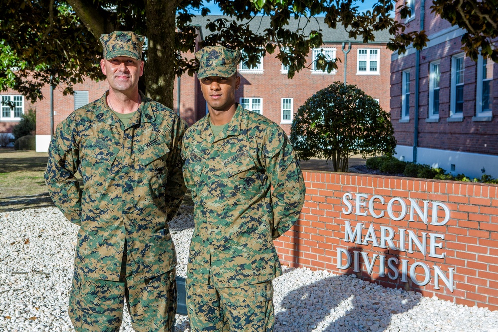 2d MARDIV Morning Colors and Awards Ceremony