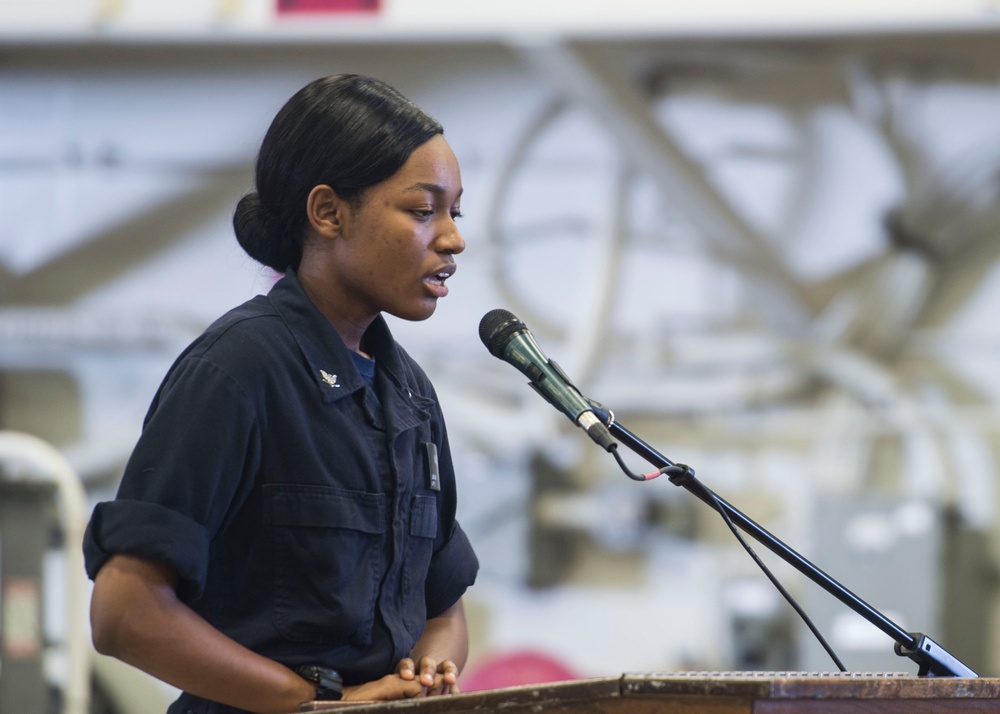 USS Makin Island Celebrates African American and Black History Month