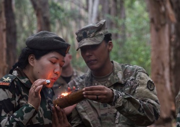 25th ID and Nepalese soldiers discuss female integration into combat roles