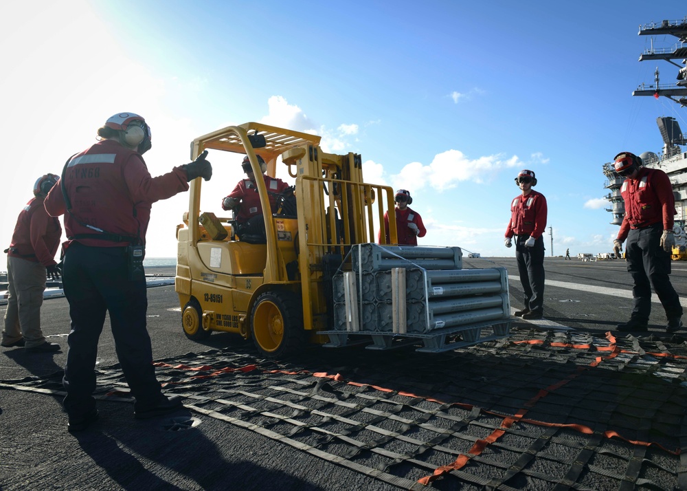 Nimitz conducts ammo onload