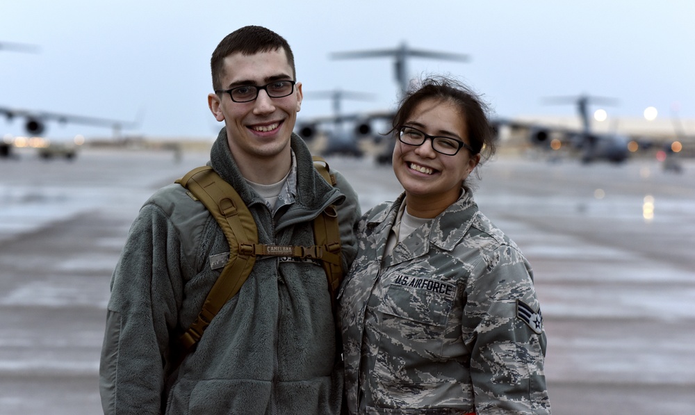 Deployed together: Married Airman share unique experience