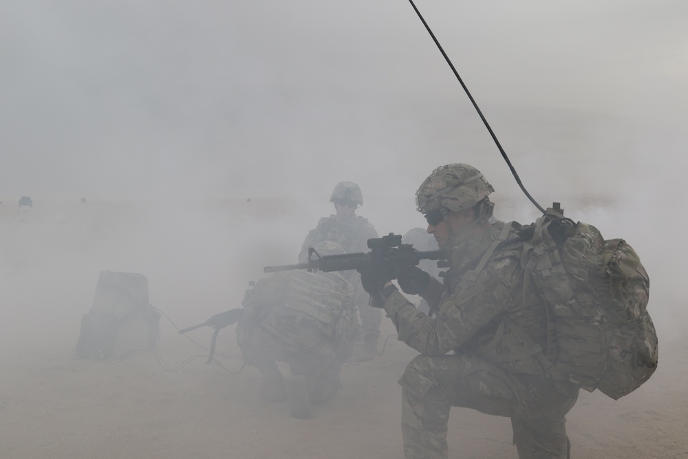 Divers blow through land targets