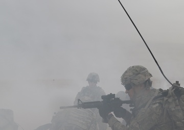 Divers blow through land targets