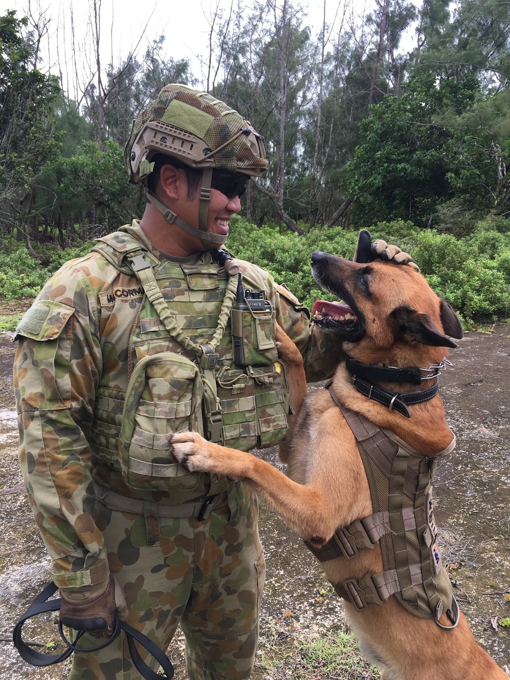 COPE NORTH 17 Brings Aussies and their Dogs to Guam