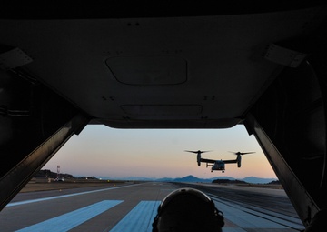 MV-22 fleet conducts flight training at Kunsan