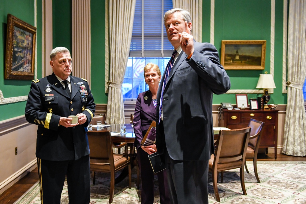 CSA visits Governor of Massachusetts Charlie Baker