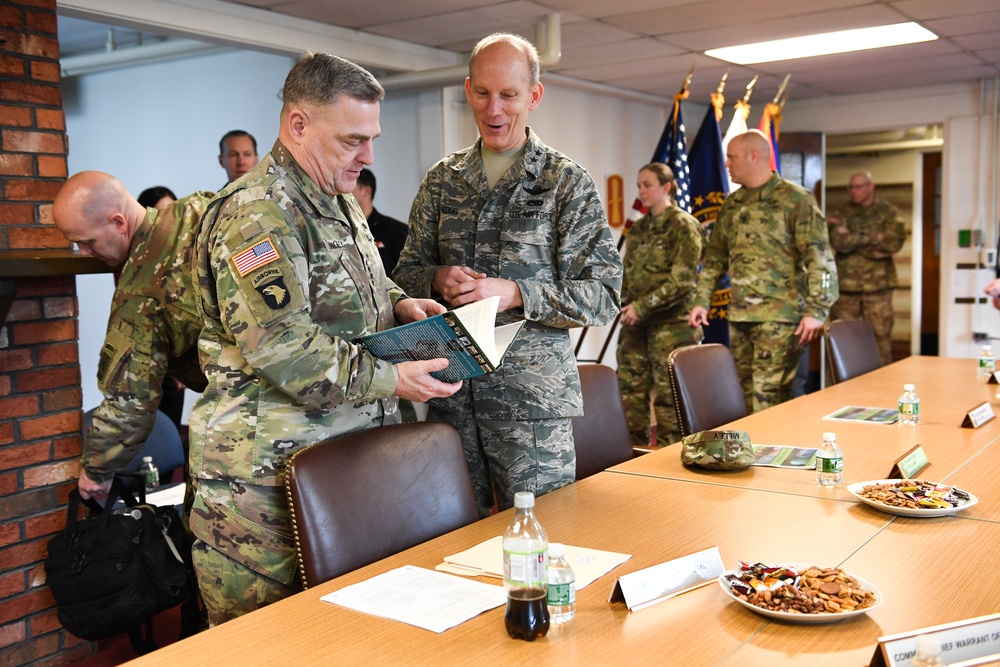 CSA visits with the New Hampshire National Guard senior leaders