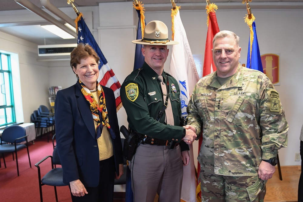 CSA visits with the New Hampshire National Guard senior leaders