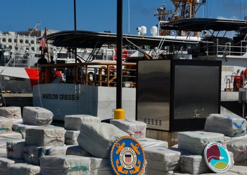 Coast Guard offloads in Puerto Rico over $125 million dollars worth of seized cocaine