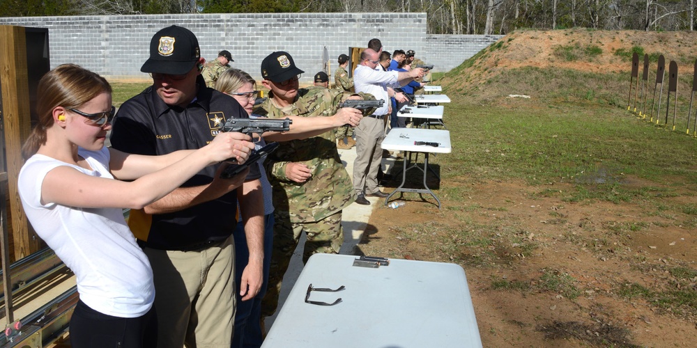 USAMU provides pistol marksmanship trainging to staff delegates