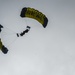 The U.S. Navy parachute team &quot;The Leap Frogs&quot; perform during Navy Week Mobile, Ala.