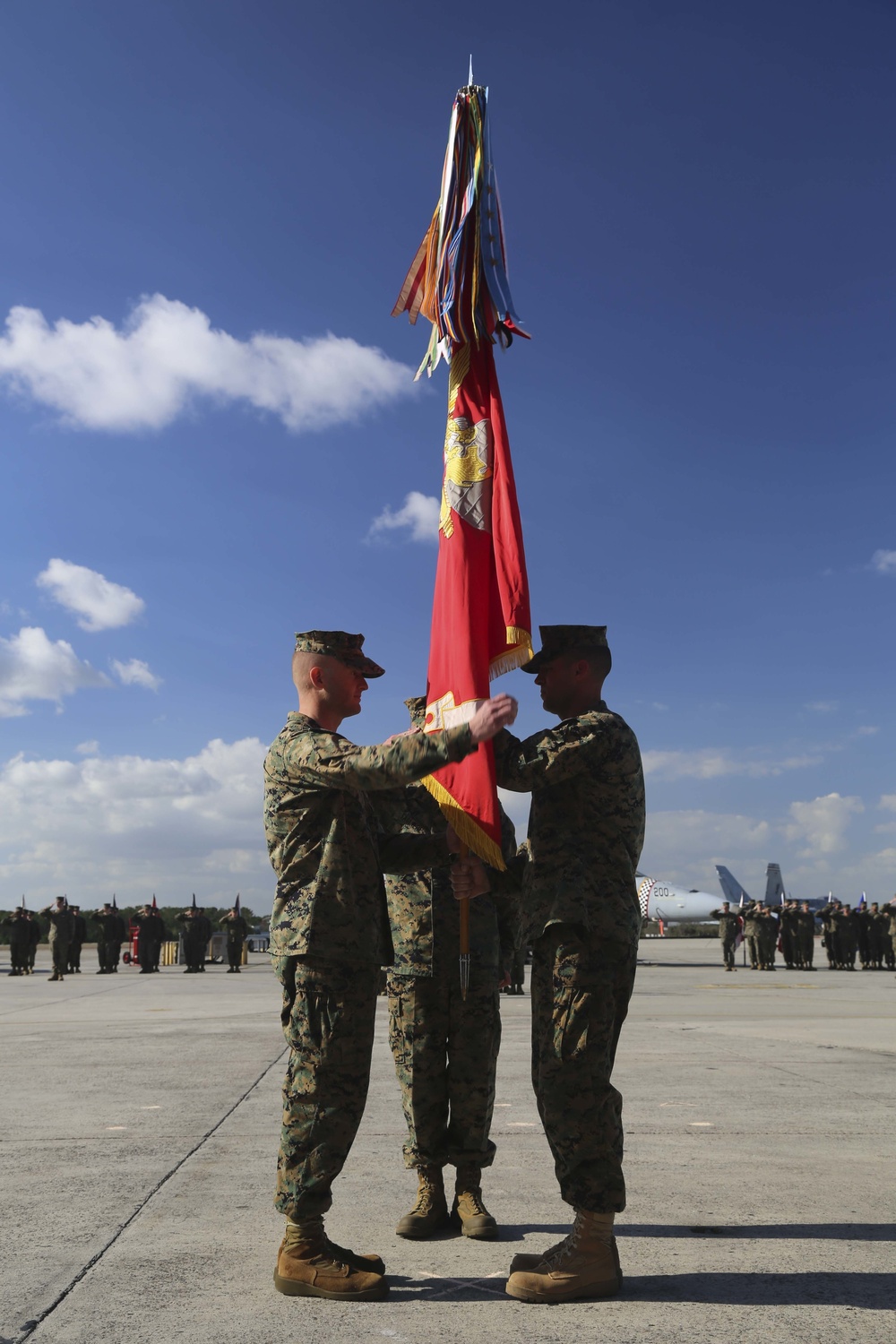 LtCol H. F. Thomas Change of Command