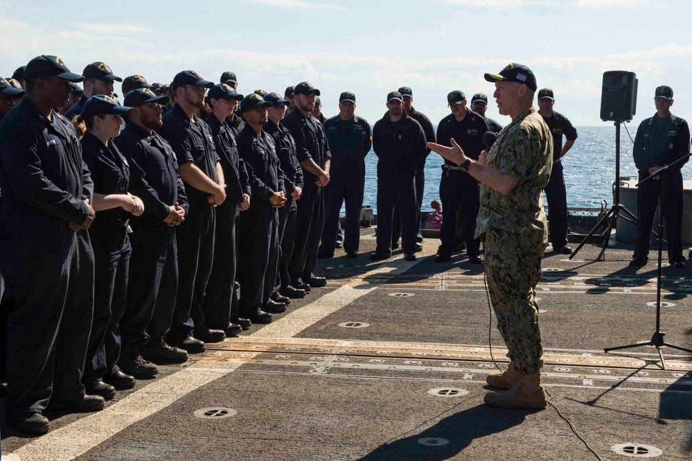 Philippine Sea, part of the George H.W. Bush Carrier Strike Group, is conducting naval operations in the U.S. 6th Fleet area of operations in support of U.S. national security interests