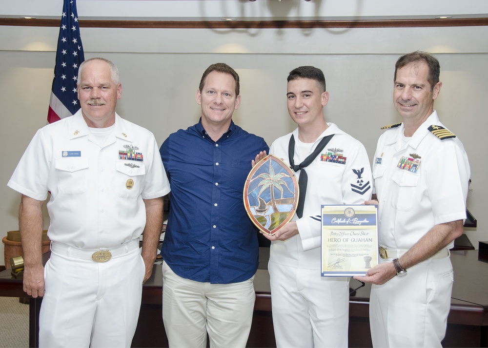 Guam Recognizes Heroic Frank Cable Sailor