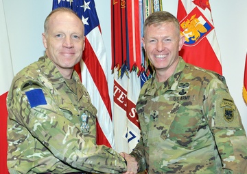 Brigadier Joe O’Sullivan visits Caserma Ederle in Vicenza, Italy