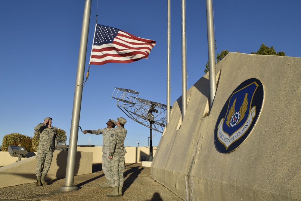 Air Force Sustainment Center conducts official retreat ceremony at Tinker AFB, Okla. to kick off 75th Anniversary.