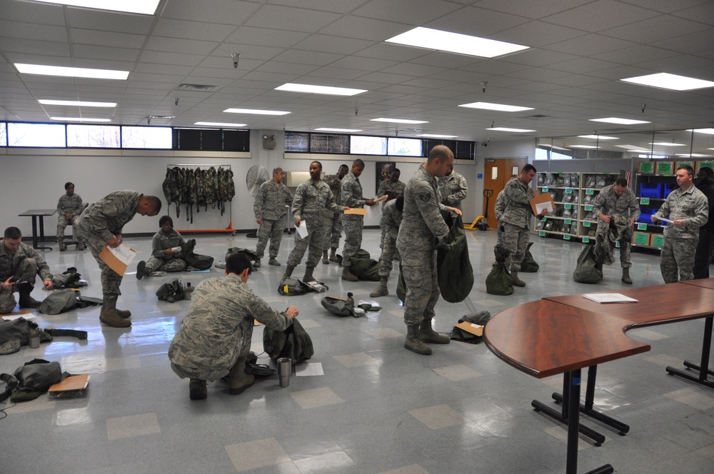 908th LRS Partners with 42nd to Supply Deployers