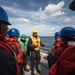 USS Bonhomme Richard (LHD 6) conducts replenishment at sea