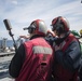 USS Bonhomme Richard (LHD 6) conducts replenishment at sea