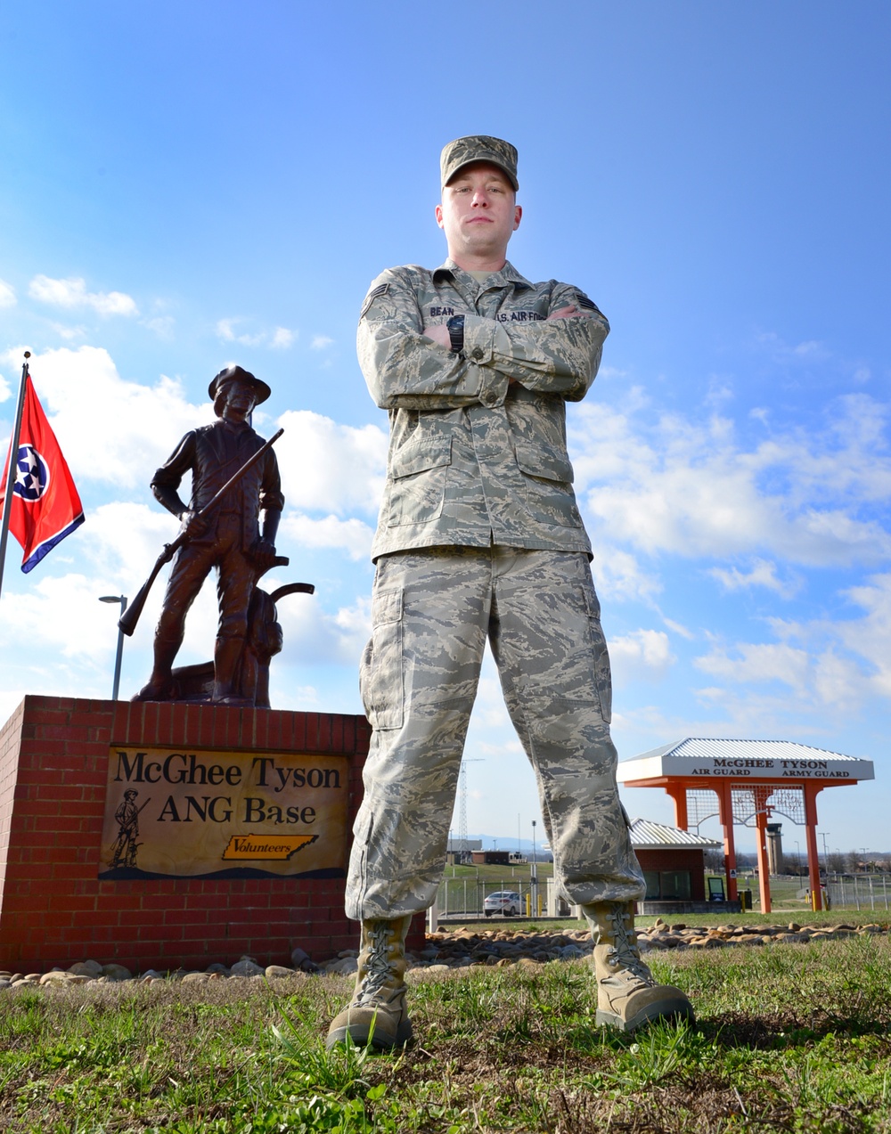 Airman saves disabled man from burning house