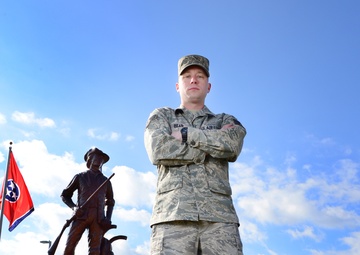Airman saves disabled man from burning house