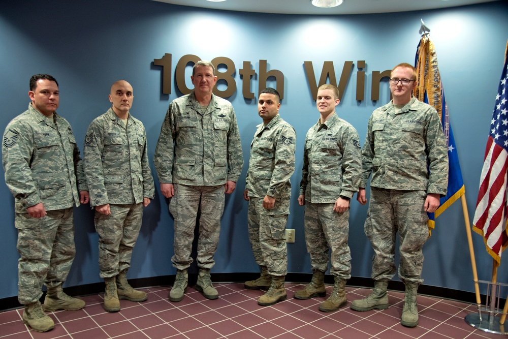108th Wing March Re-enlistments