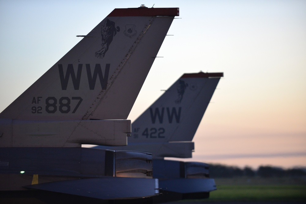F-16 Demo Team Showcases PACAF Power Projection