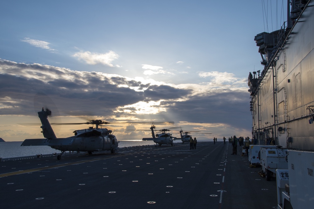 HSC 25 embarks USS Bonhomme Richard (LHD 6)