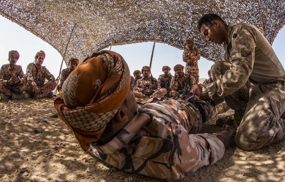 Exercise Sea Soldier '17: US-Oman Bilateral Pointman Live-Fire Range