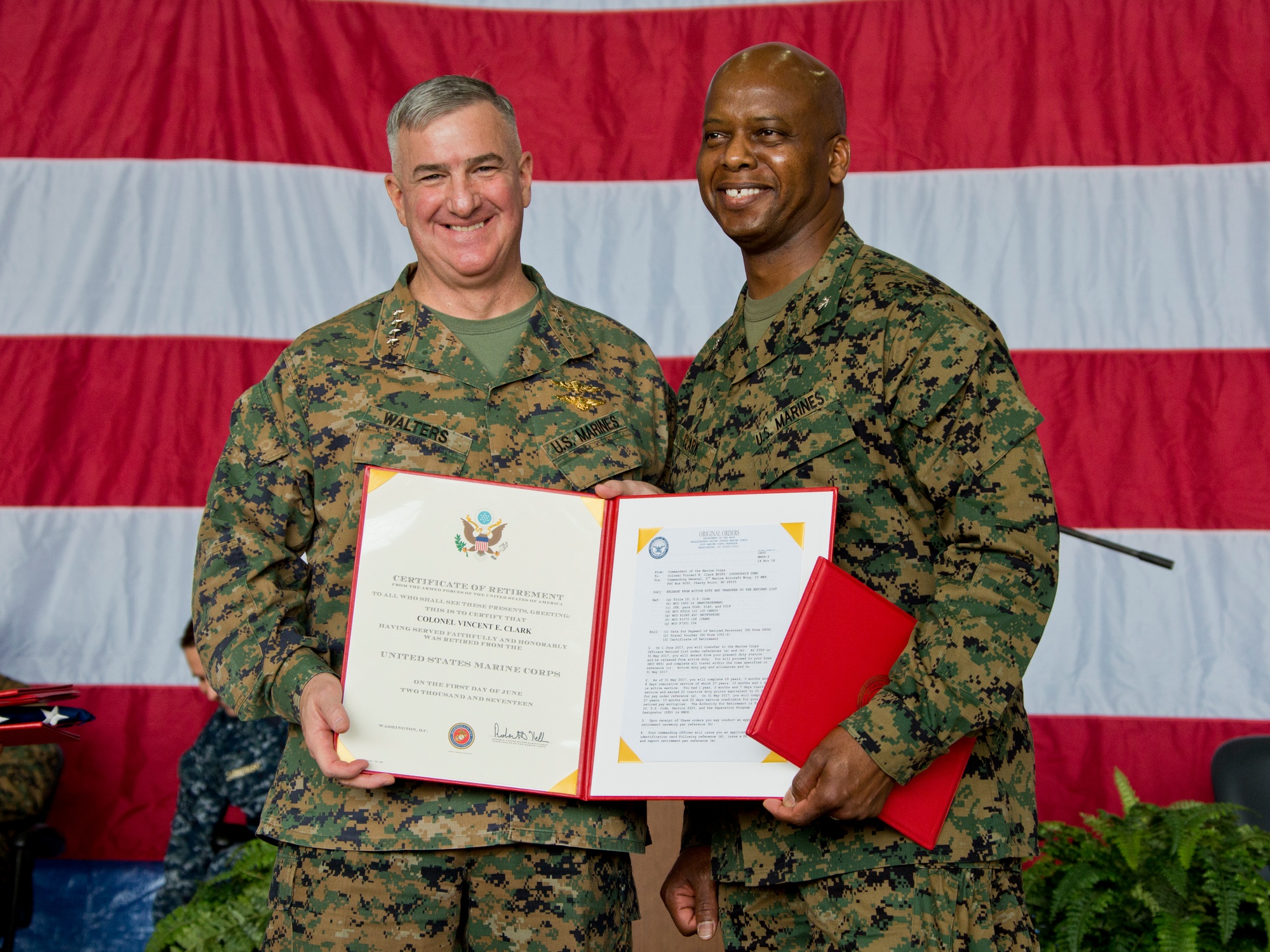 DVIDS - Images - Colonel Vincent E. Clark Retirement Ceremony and FRC  Change of Command [Image 8 of 15]