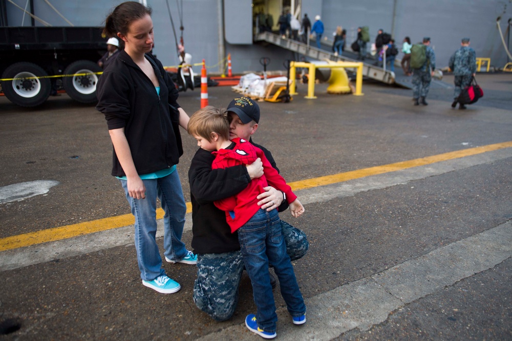 USS Bataan departs Naval Station Norfolk