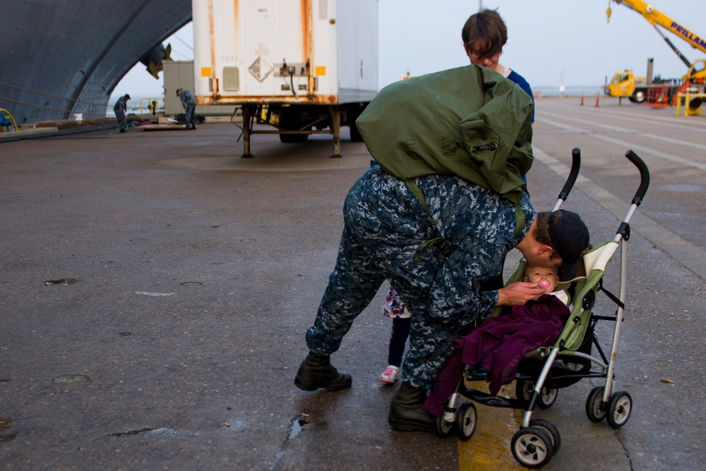 USS Bataan departs Naval Station Norfolk