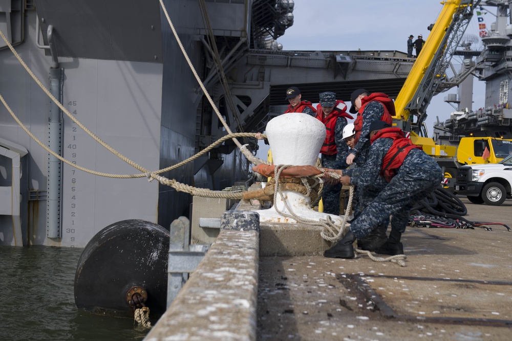 USS Bataan departs Naval Station Norfolk