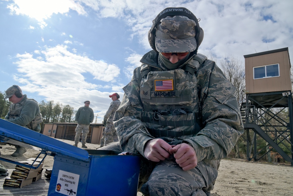 108th Wing members qualify at the range