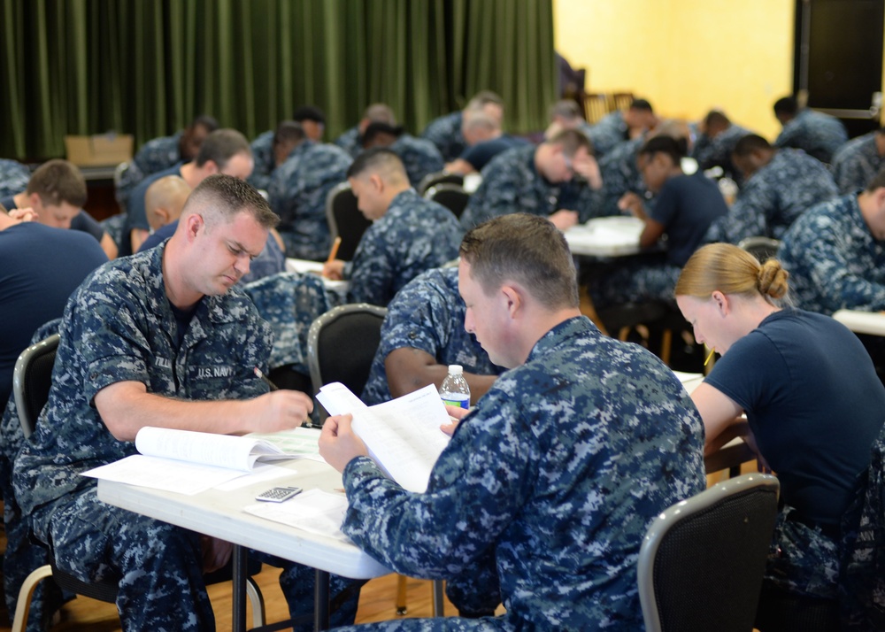 DVIDS Images E6 Navywide Advancement Exam [Image 1 of 4]