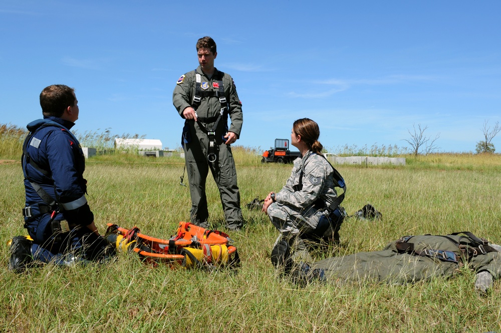 JBER medics, Australian helicopter unit conduct rescue training