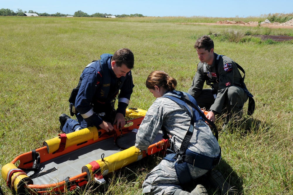 JBER medics, Australian helicopter unit conduct rescue training