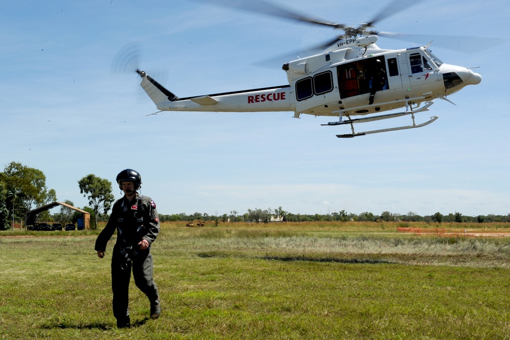 JBER medics, Australian helicopter unit conduct rescue training