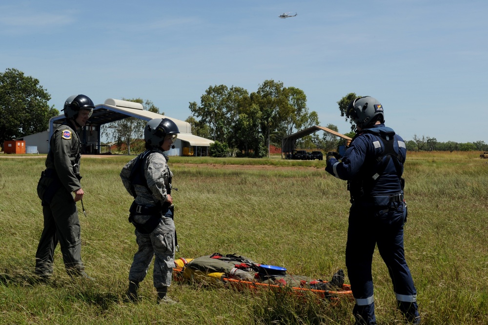 JBER medics, Australian helicopter unit conduct rescue training